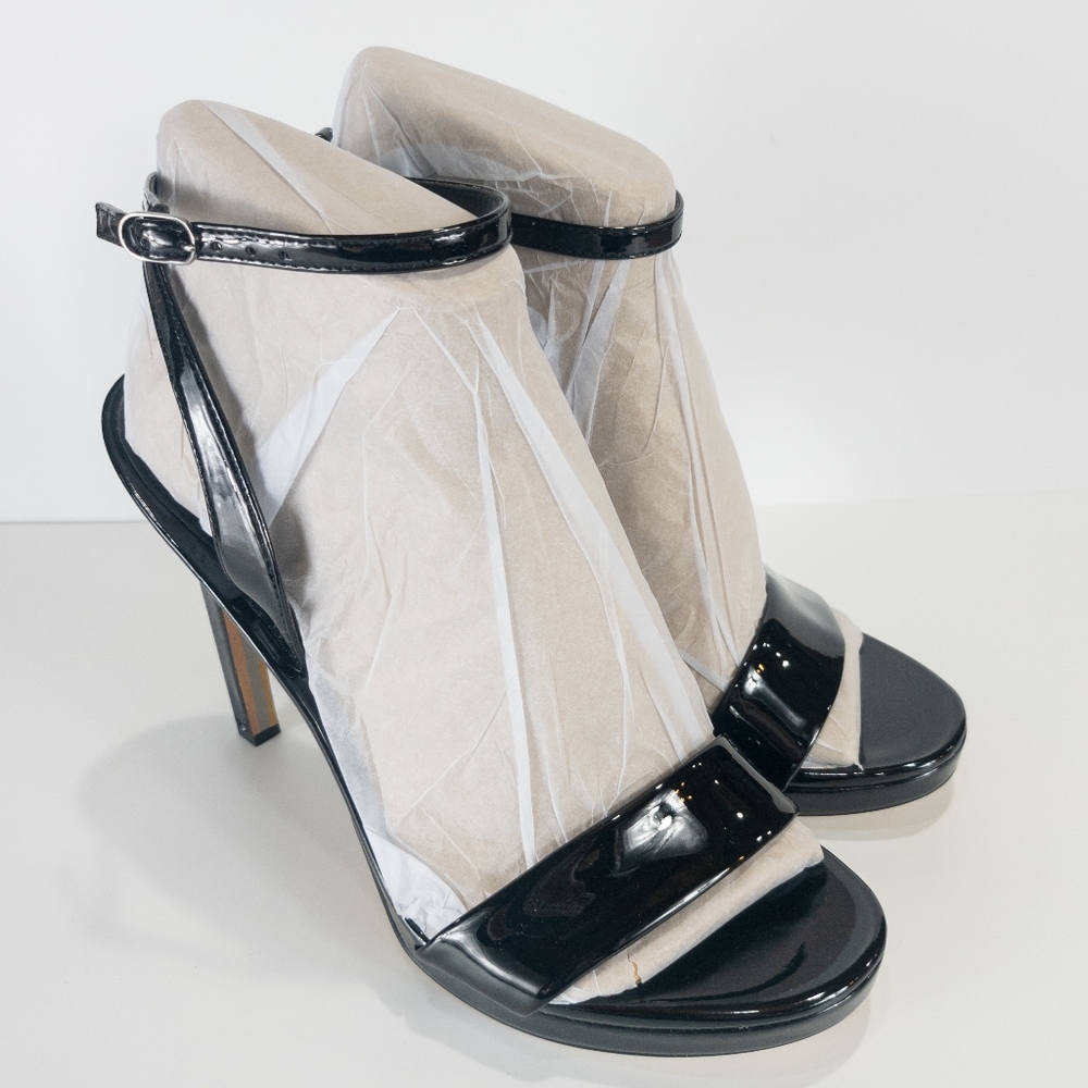 Sam Edelman Jade Strappy Heel Sandals Black -10 - Picture 9 of 11